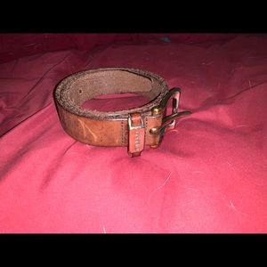 Mens Fossil Leather Brown Belt 34